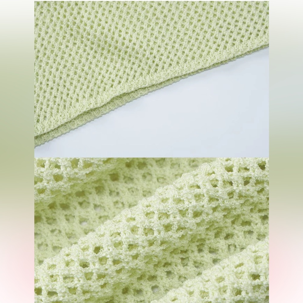 Green Knit Dress - Picture 6 of 6